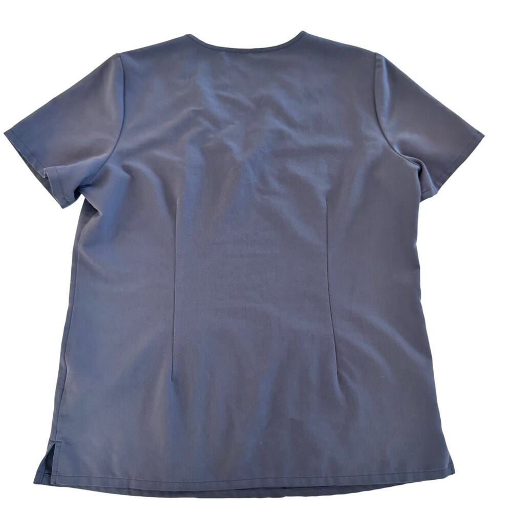 FIGS Casma Scrub Top Women's Medium Space Navy PO 2699 Rare Retired Blue Gray - Picture 3 of 9